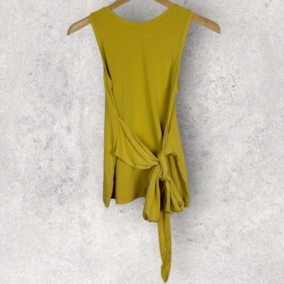 Wilfred Yellow Top Luciole Wrap Around Tank Balletcore Size XXS Mustard Yellow - Picture 7 of 14